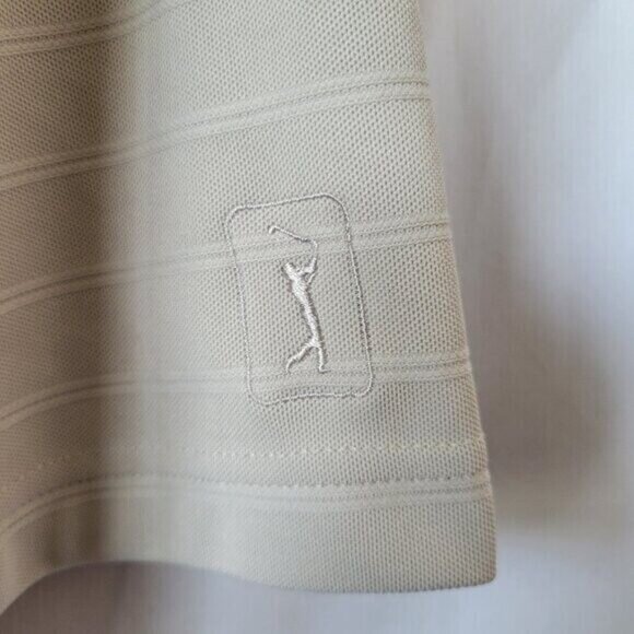 PGA Tour Golf Shirt Performance XXL 2XL golfing stripes athleisure Big Tall - Picture 4 of 9